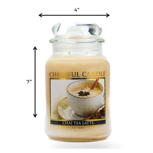 Chai Tea Latte - 24 oz Cheerful Candle