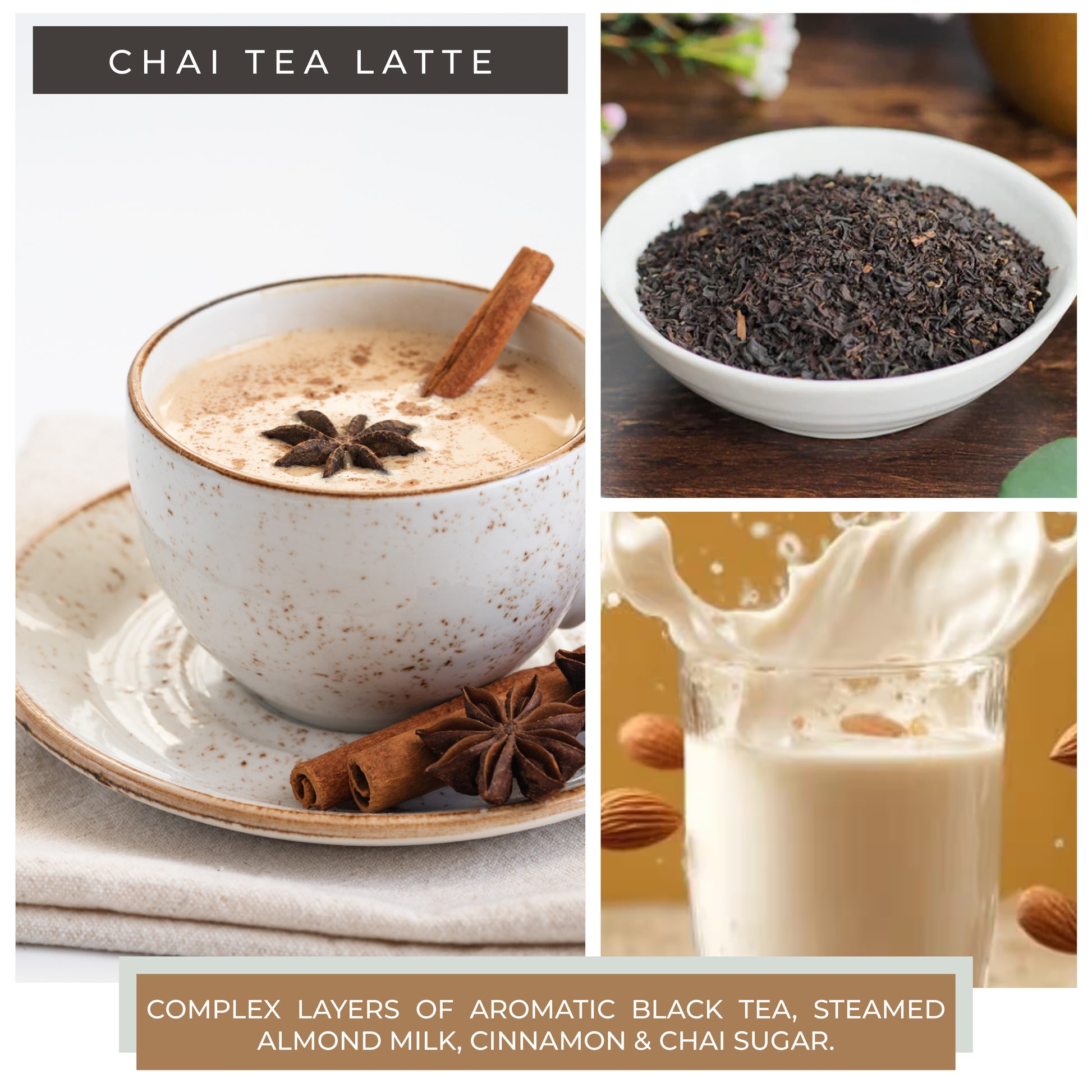 Chai Tea Latte - 6 oz Cheerful Candle