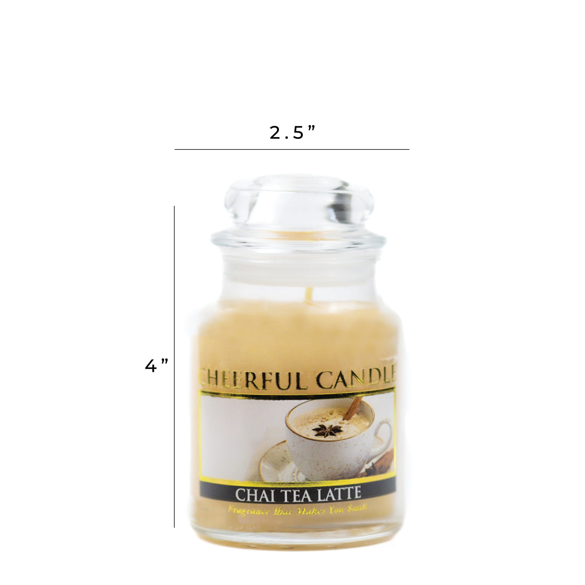 Chai Tea Latte - 6 oz Cheerful Candle