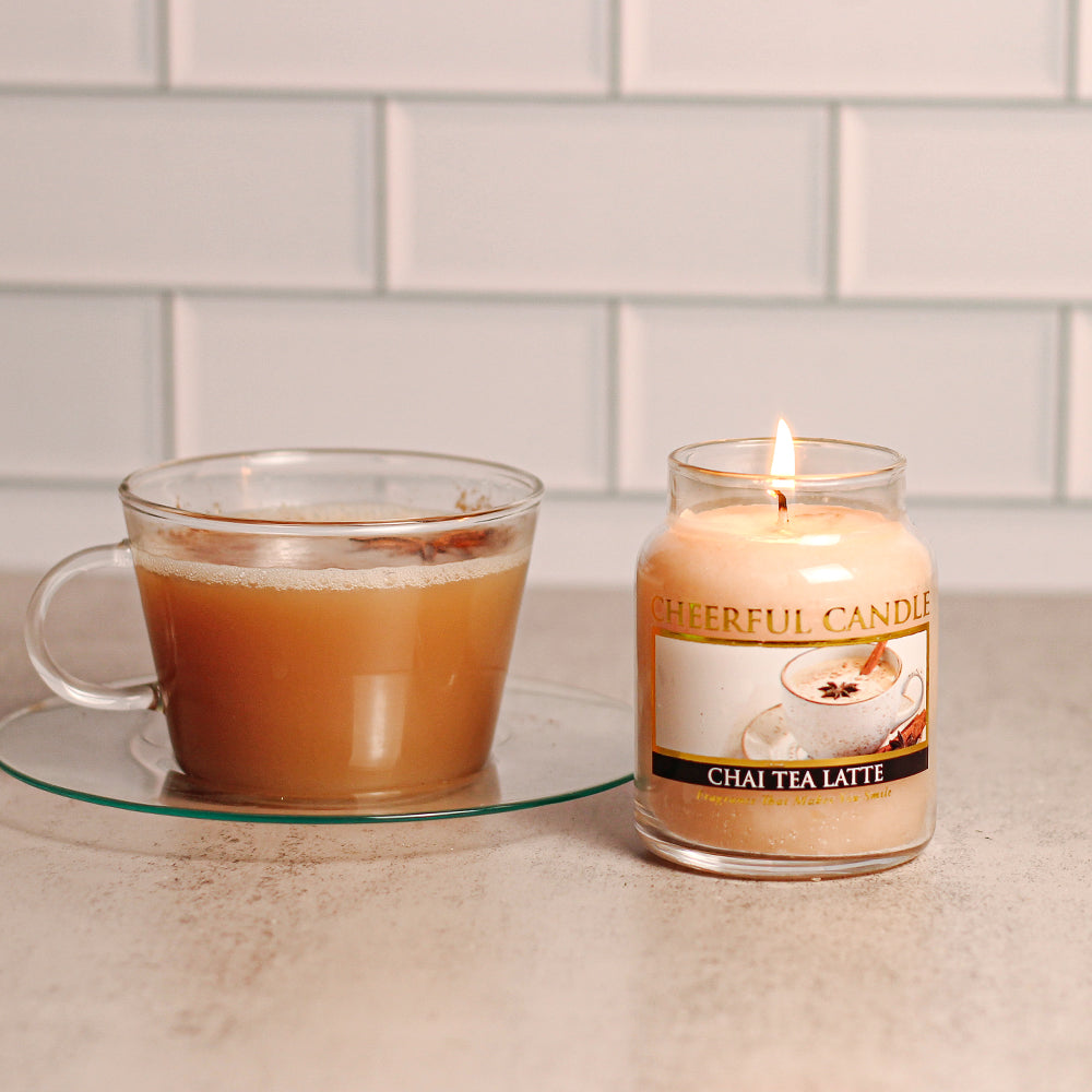 Chai Tea Latte - 6 oz Cheerful Candle