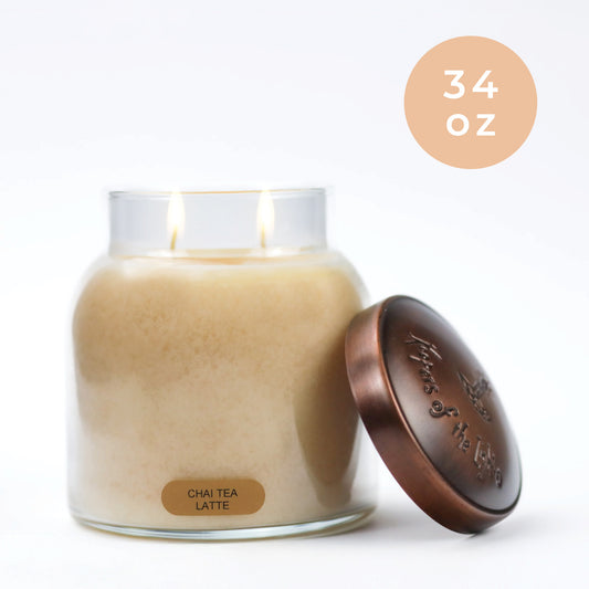 Chai Tea Latte - 34 oz Papa Candle