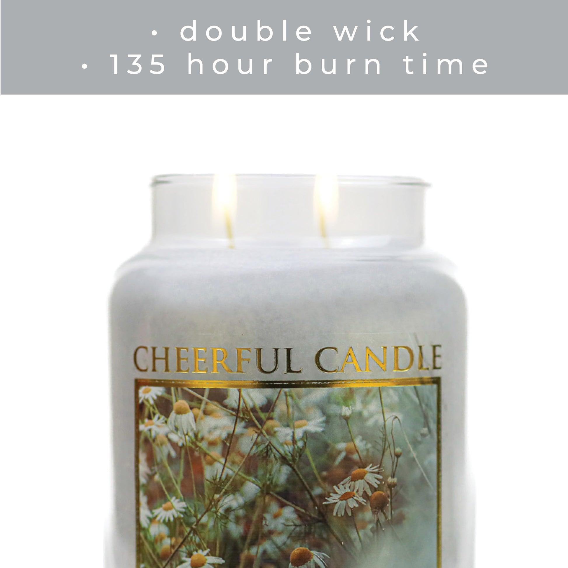 Chamomile & Amber Mist - 24 oz Cheerful Candle