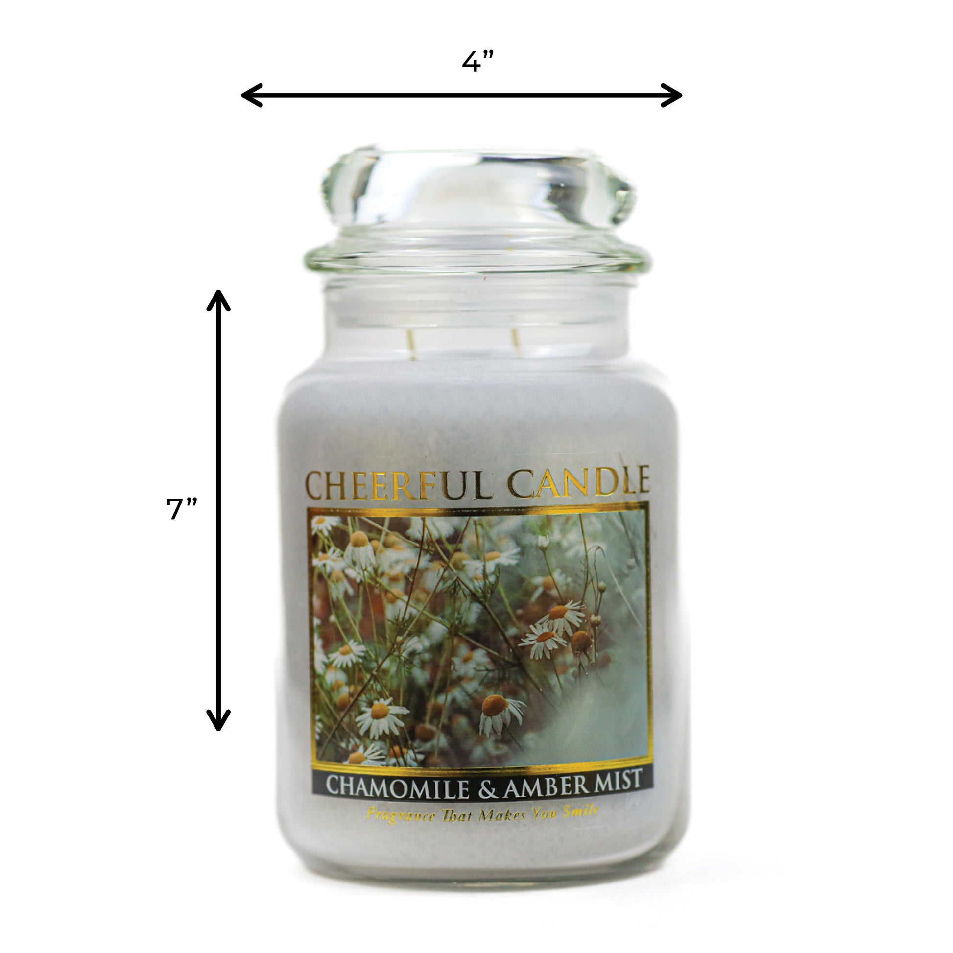 Chamomile & Amber Mist - 24 oz Cheerful Candle
