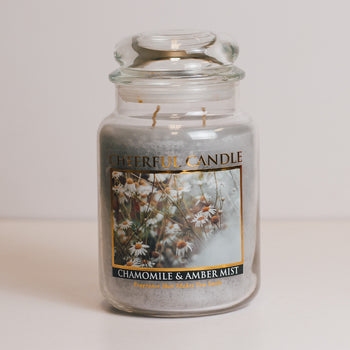 Chamomile & Amber Mist - 24 oz Cheerful Candle