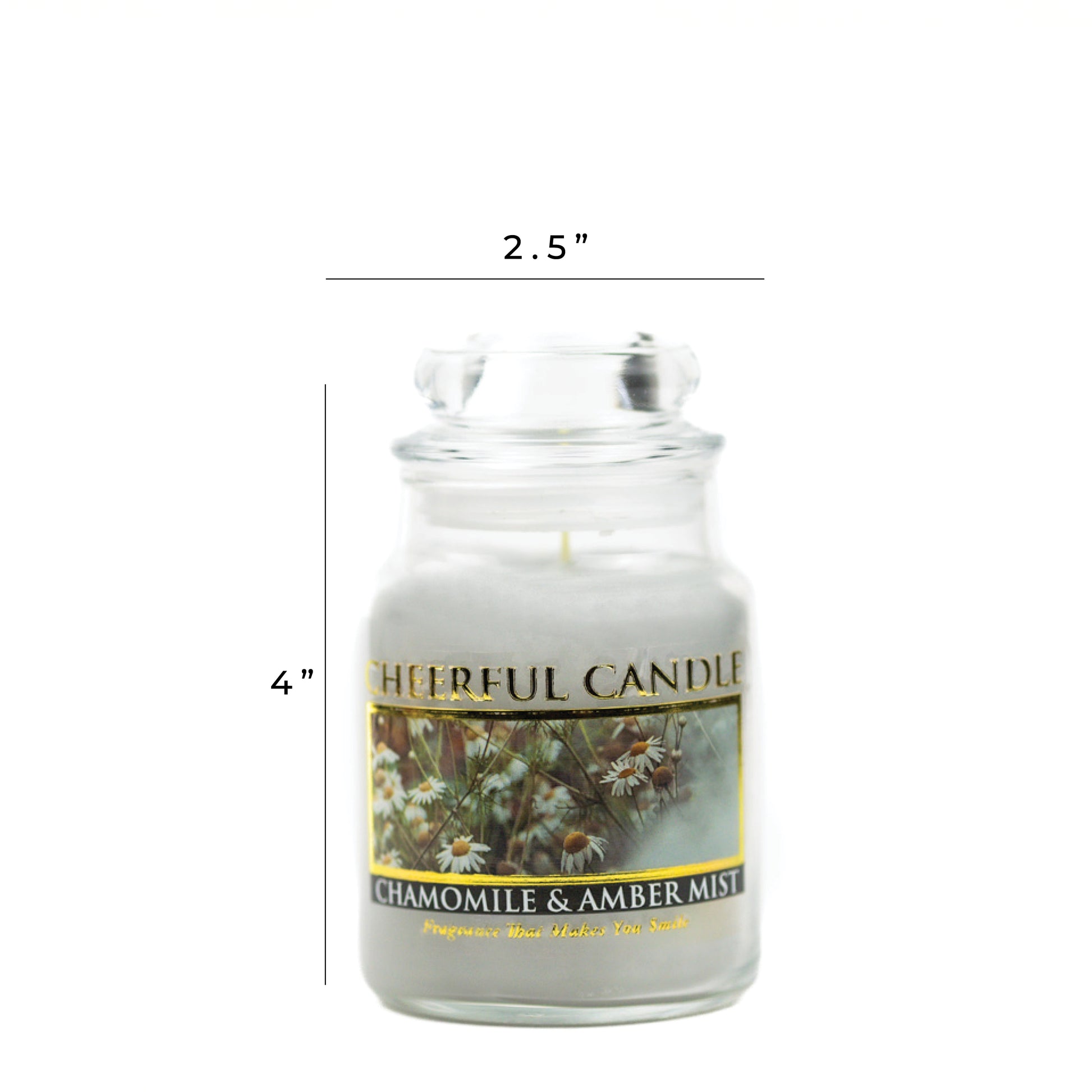 Chamomile & Amber Mist  - 6 oz Cheerful Candle