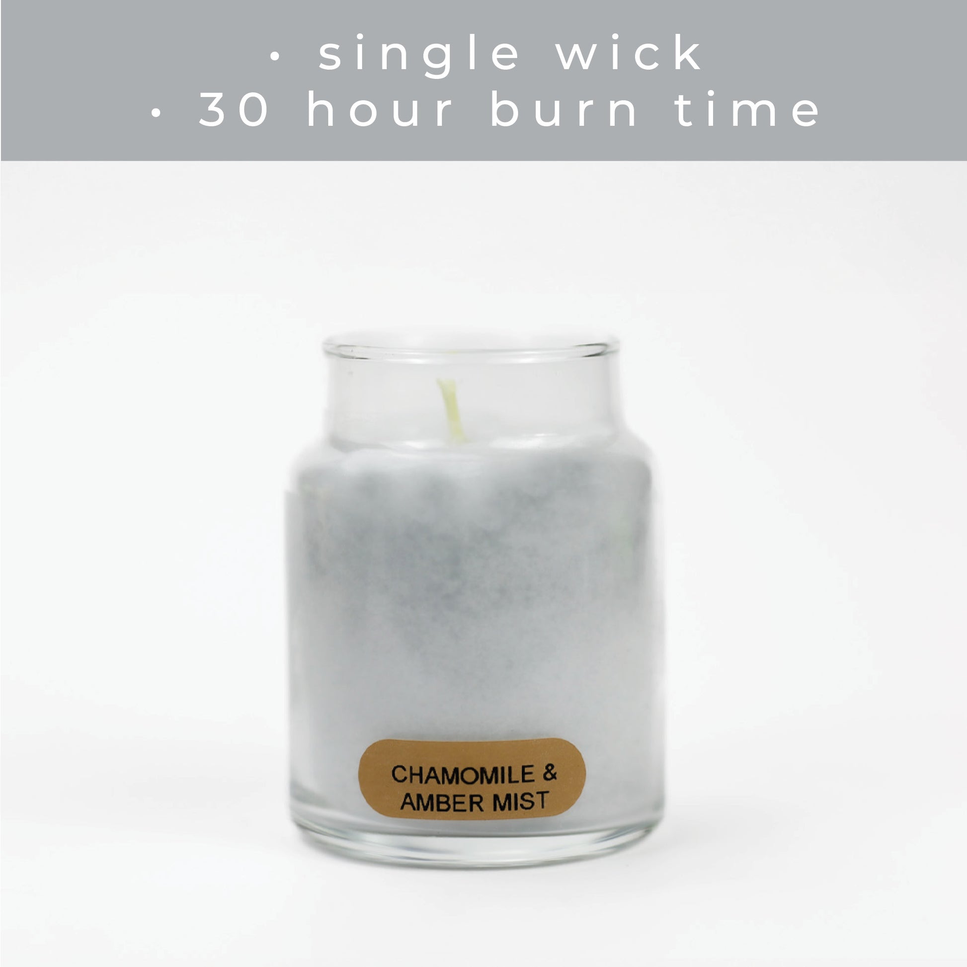 Chamomile & Amber Mist - 6 oz Baby Candle