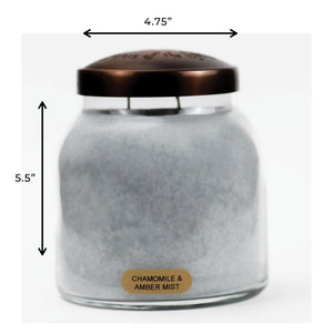 Chamomile & Amber Mist - 34 oz Papa Candle
