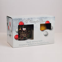 Poinsettia Ornament & Christmas Cookie - Gift Set