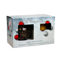 Poinsettia Ornament & Christmas Cookie - Gift Set