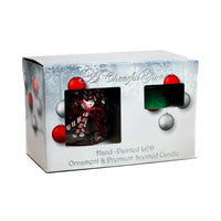 Candy Cane Ornament & Holly Tree - Gift Set