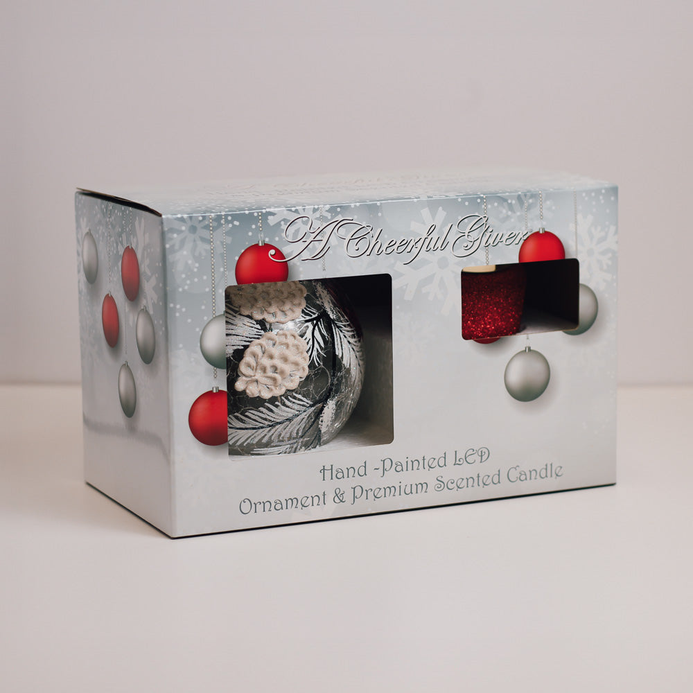 a cheerful giver Cardinal Ornament & Holiday Homecoming - Gift Set