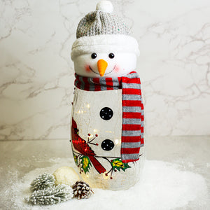 Cardinal Snowman Plush