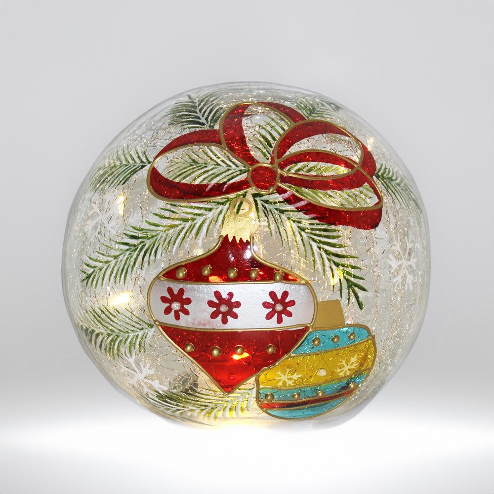 Ornament - Crackle Glass Orb