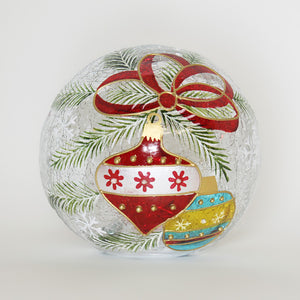 Ornament - Crackle Glass Orb