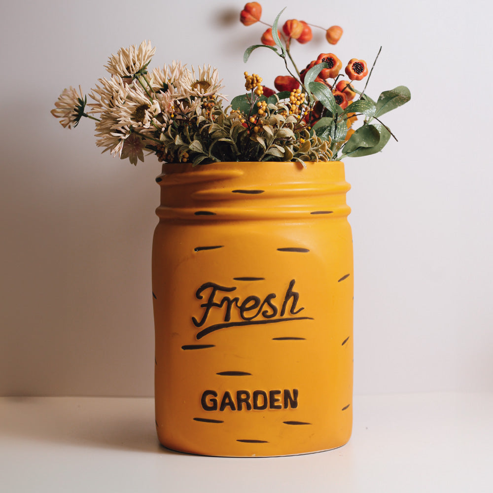 Sunflower - Mason Jar Planter