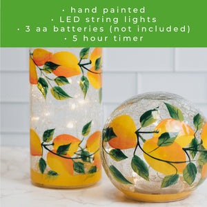 Lemon - LED Glass Pillar