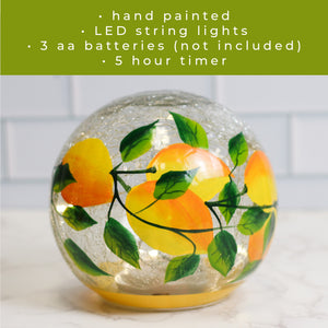 Lemon - LED Glass Orb
