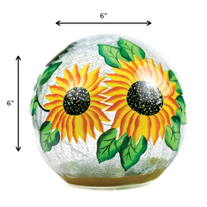 Sunflower - LED Glass Orb
