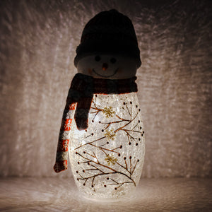 Vine Snowman with Winter Set Plush Red