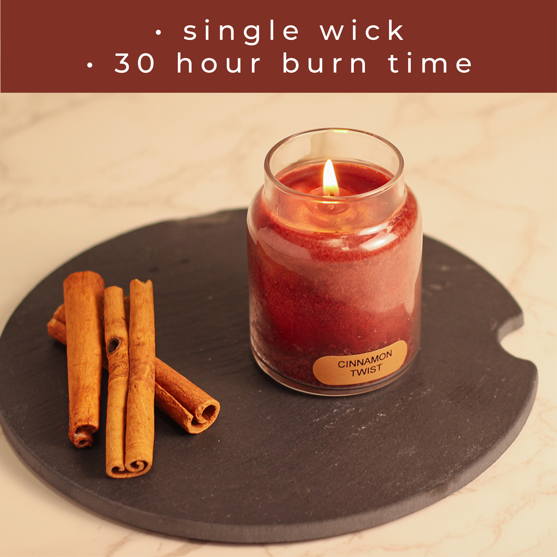 Cinnamon Twist - 6 oz Baby Candle