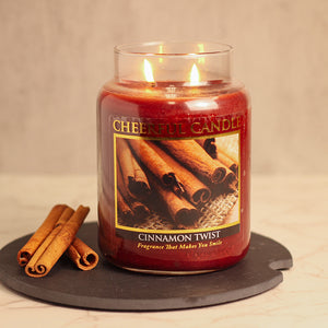 Cinnamon Twist - 24 oz Cheerful Candle