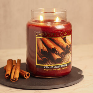 Cinnamon Twist - 24 oz Cheerful Candle - Product Image by A Cheerful Giver