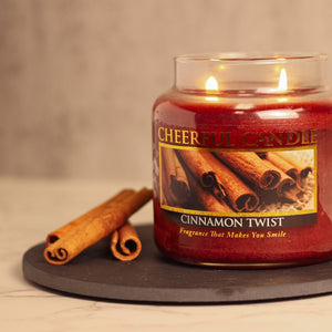 Cinnamon Twist - 16 oz Cheerful Candle