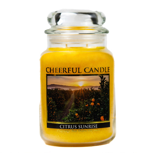 Citrus Sunrise - 24 oz Cheerful Candle