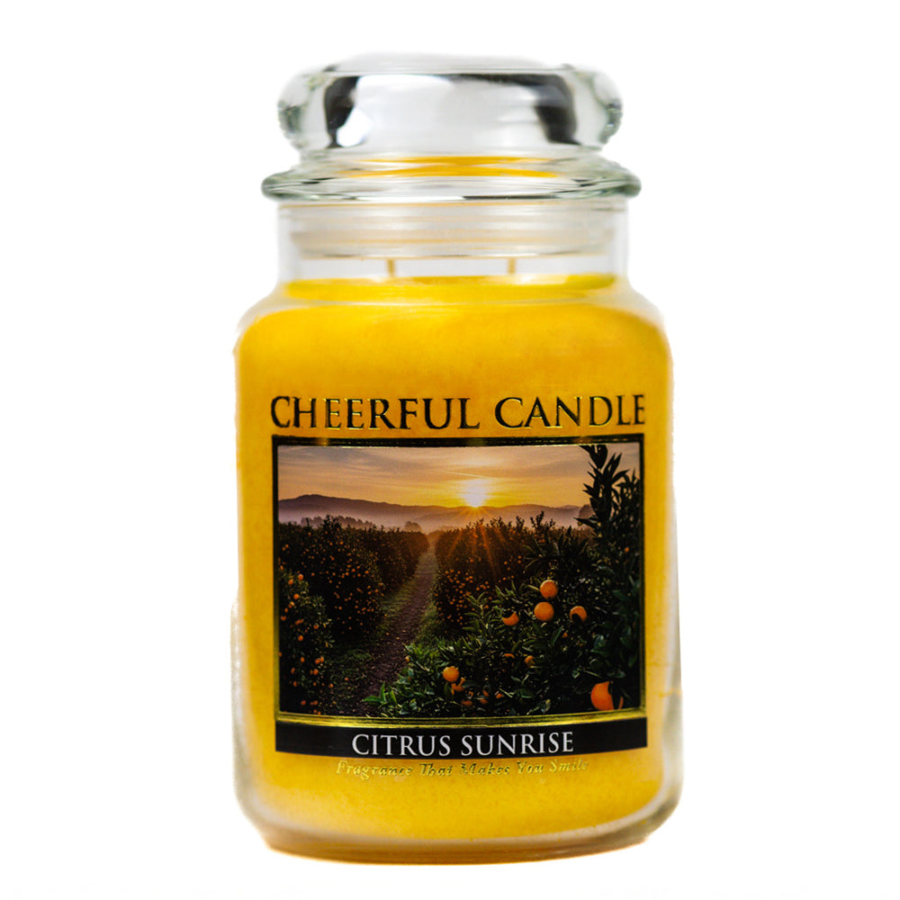 Citrus Sunrise - 24 oz Cheerful Candle