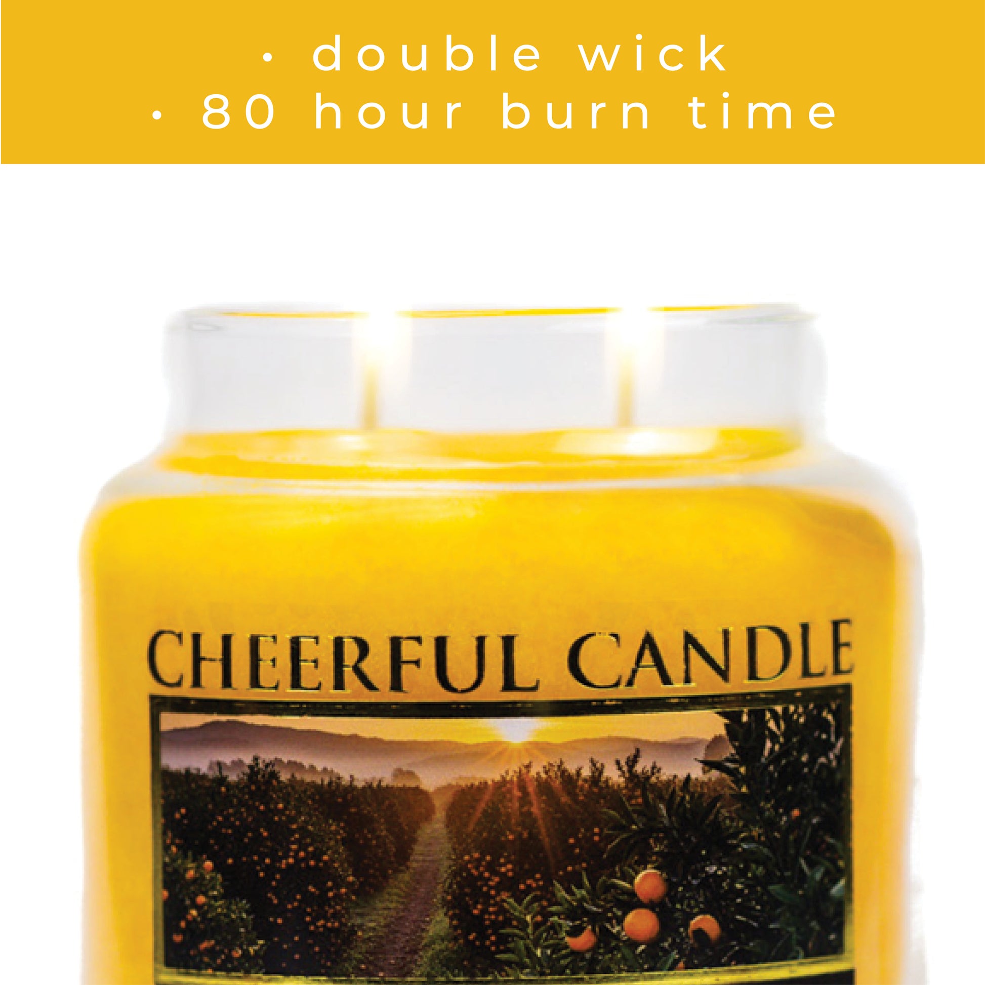 Citrus Sunrise - 16 oz Cheerful Candle