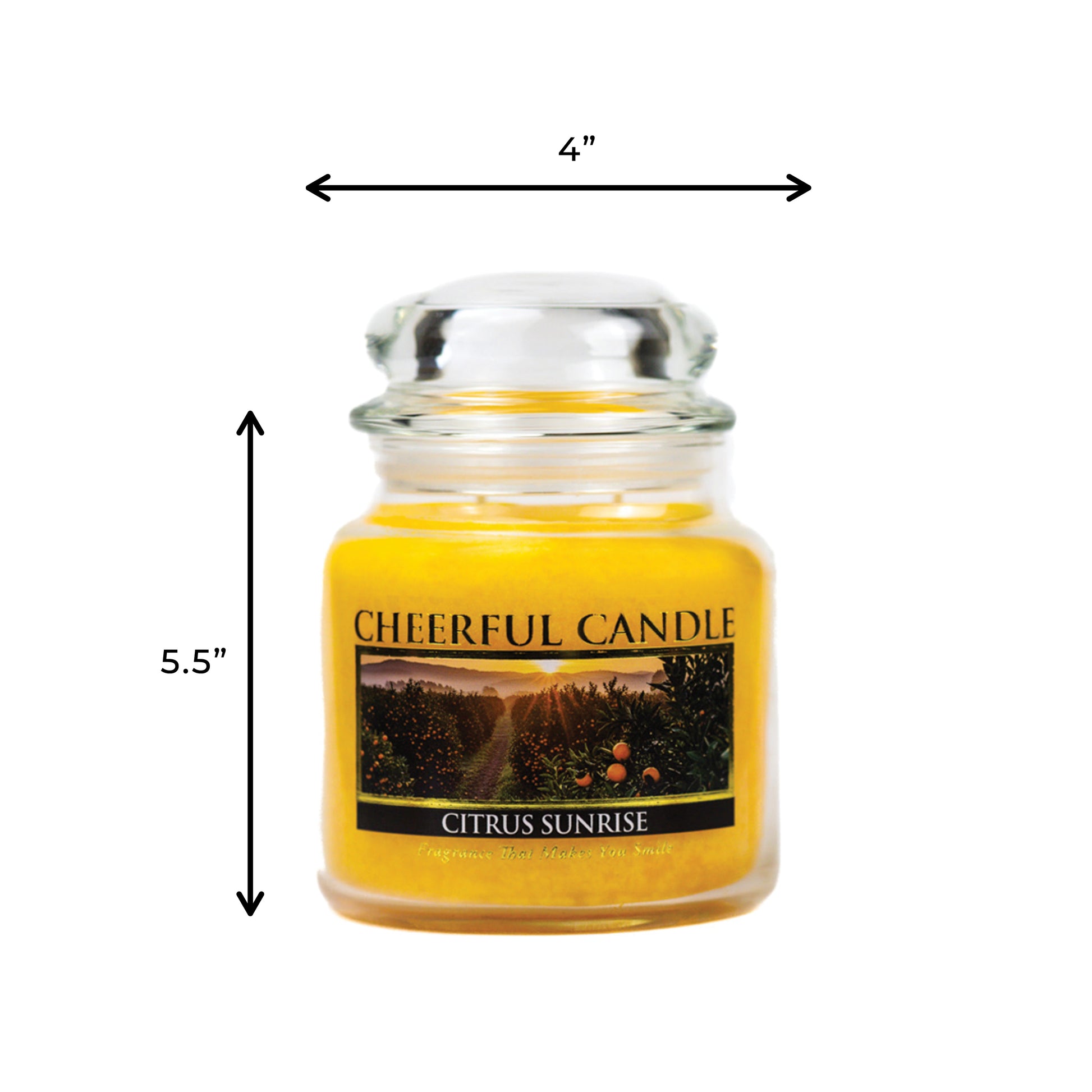 Citrus Sunrise - 16 oz Cheerful Candle