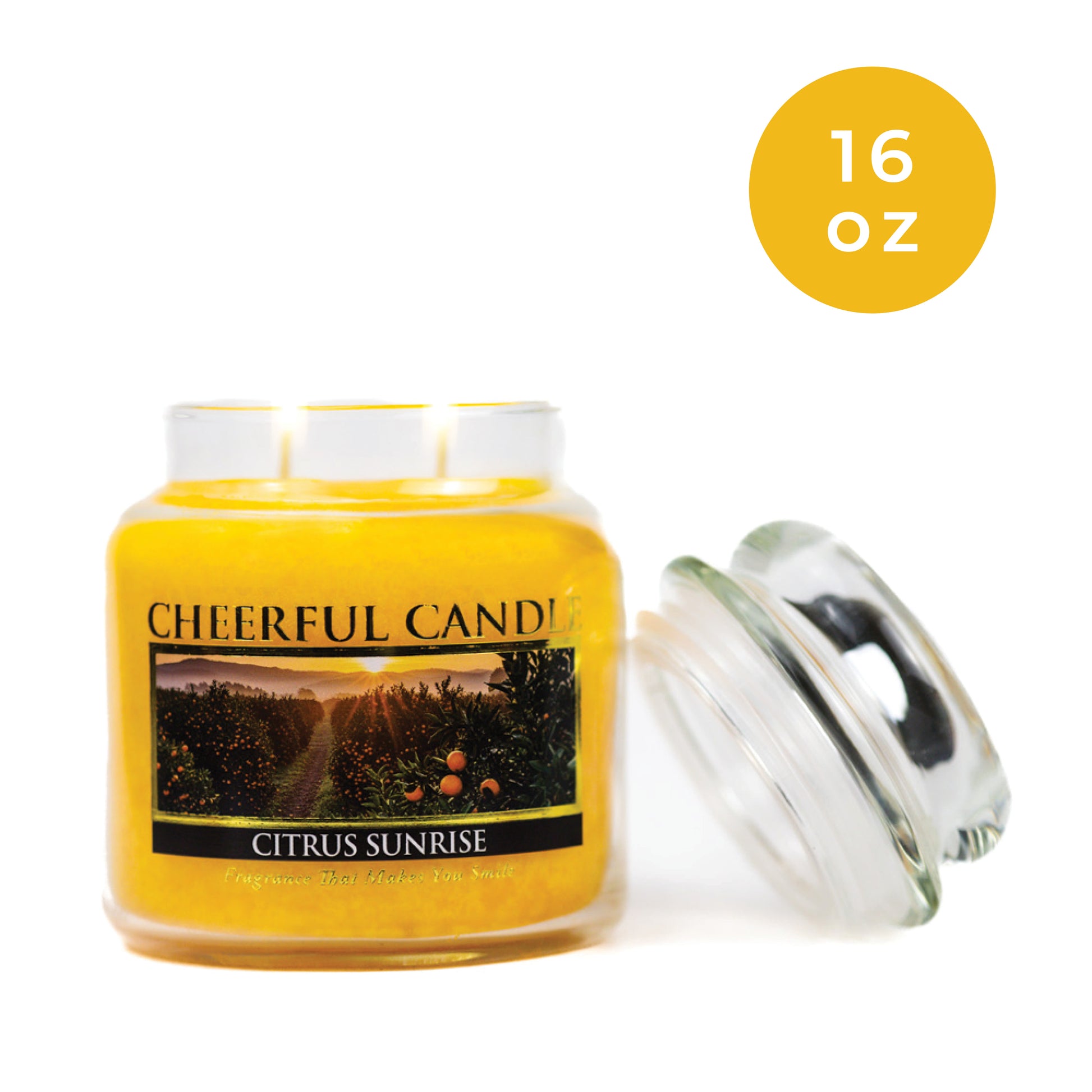 Citrus Sunrise - 16 oz Cheerful Candle