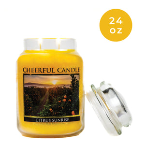 Citrus Sunrise - 24 oz Cheerful Candle