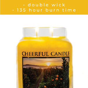 Citrus Sunrise - 24 oz Cheerful Candle