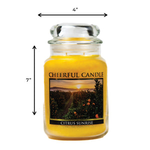 Citrus Sunrise - 24 oz Cheerful Candle
