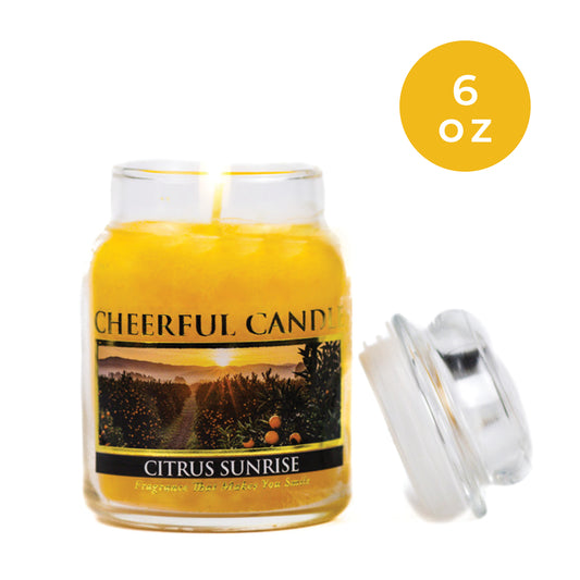 Citrus Sunrise - 6 oz Cheerful Candle