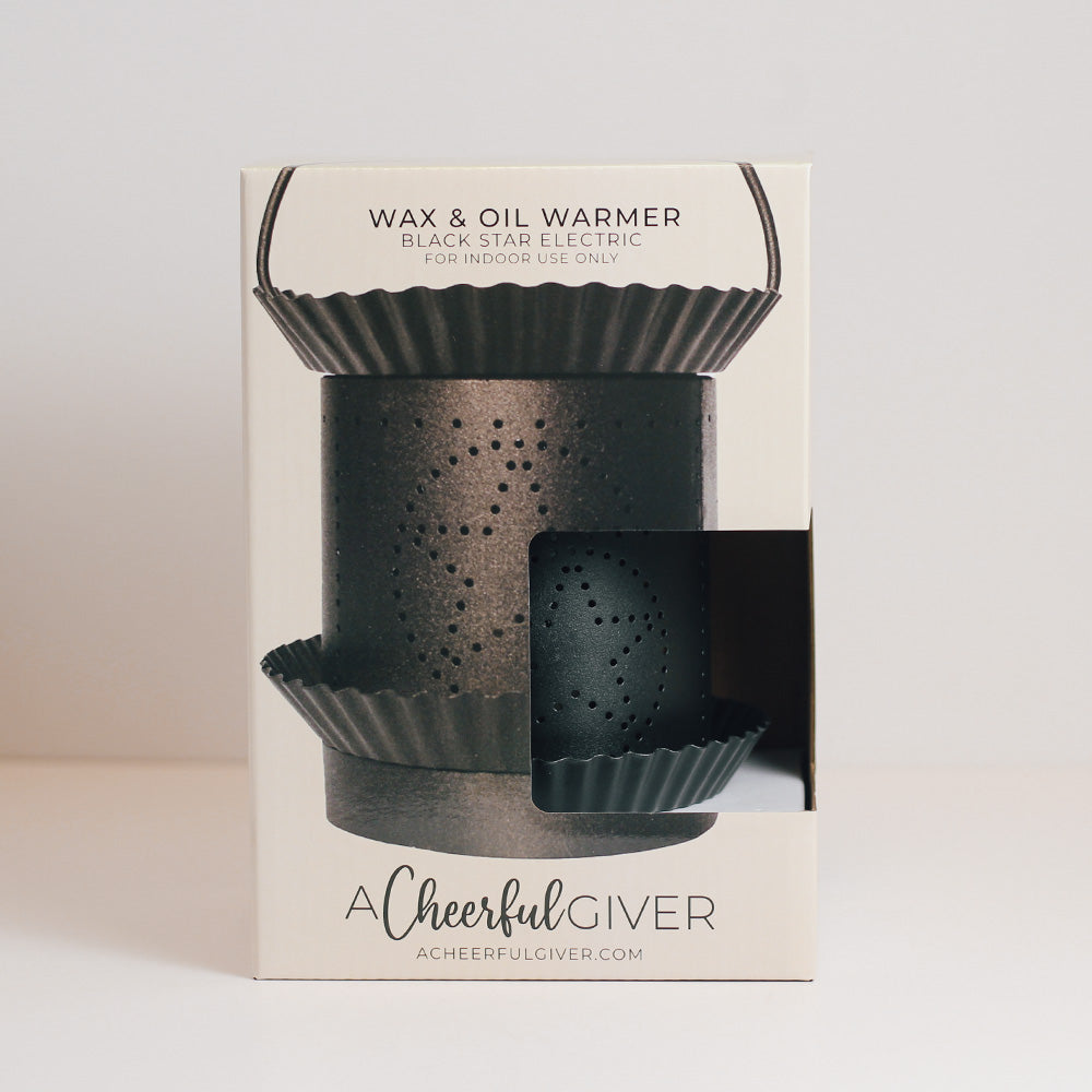 Black Star - Metal Tabletop Wax Warmer