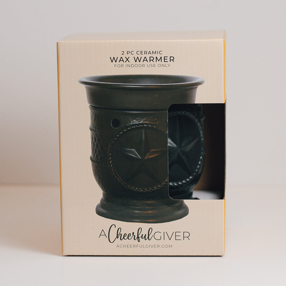 Black Star - Ceramic Tabletop Wax Warmer