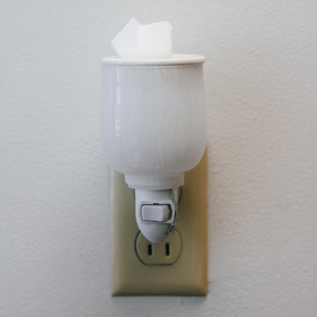 Marble - Glass Plug-In Wax Warmer