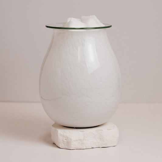 Marble - Glass Tabletop Wax Warmer