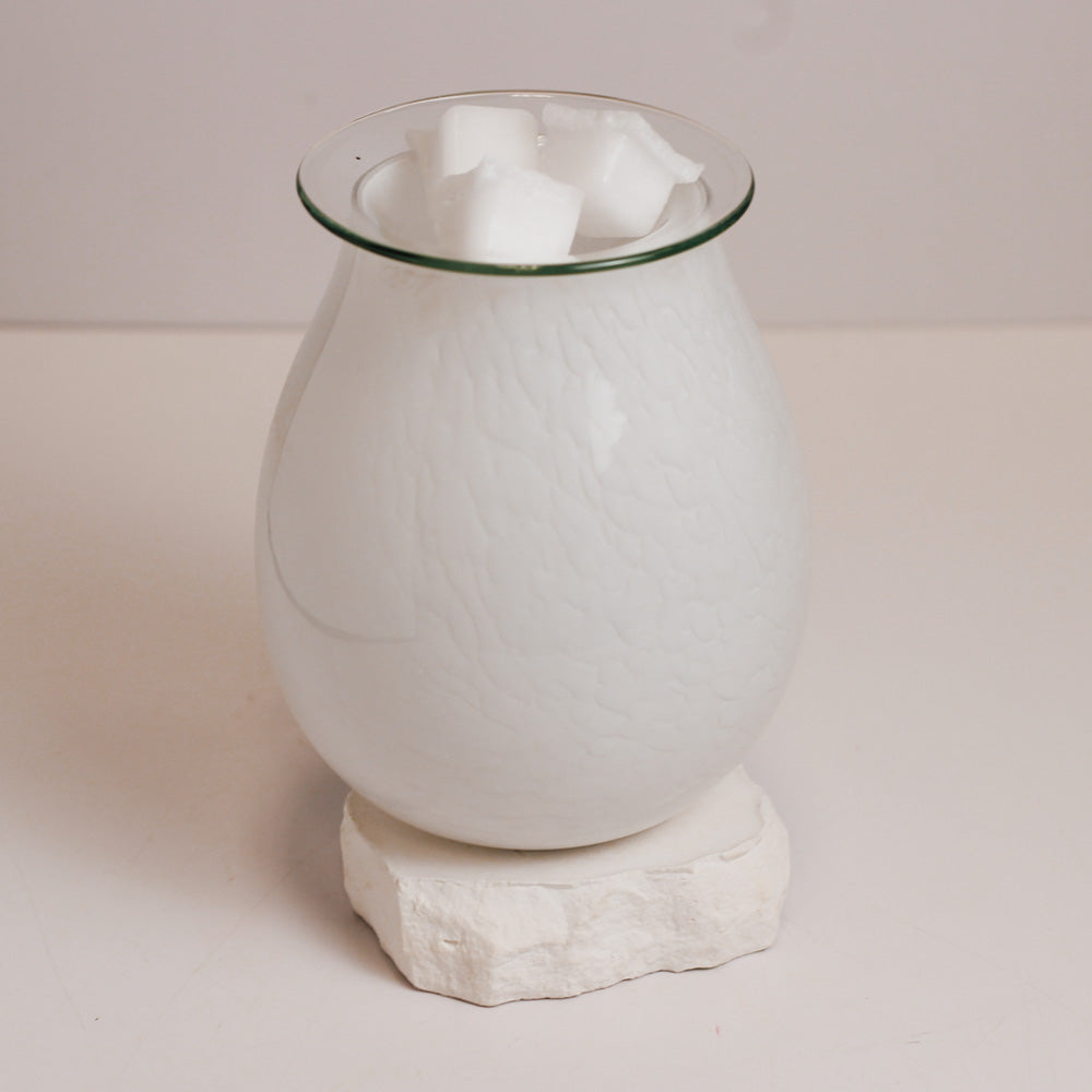 Marble - Glass Tabletop Wax Warmer