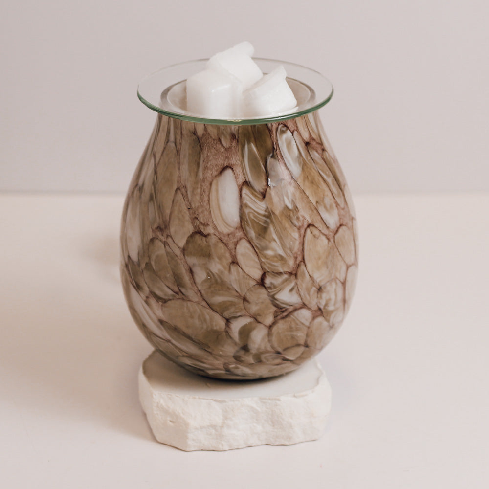 Willow - Glass Tabletop Wax Warmer