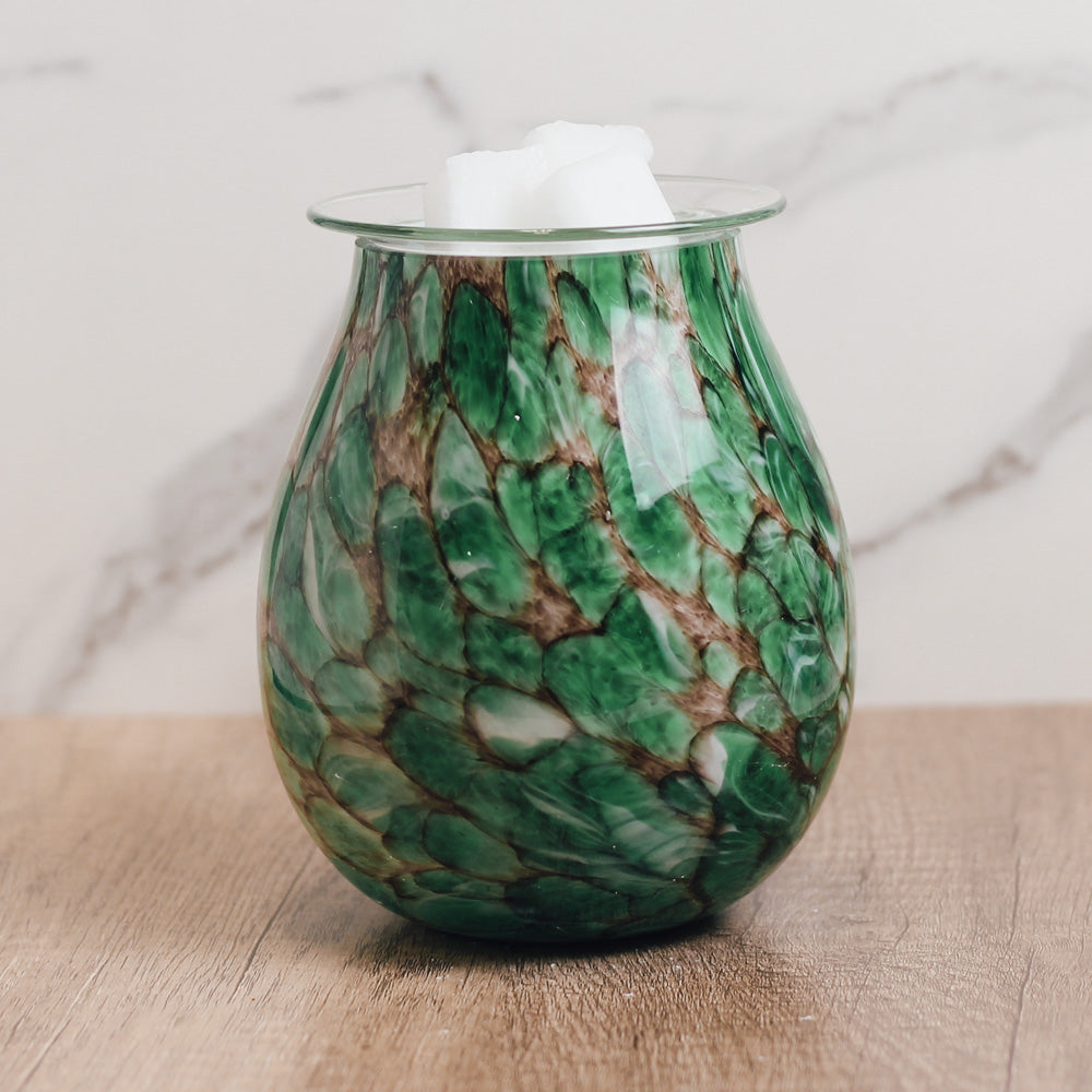 Hazel - Glass Tabletop Wax Warmer