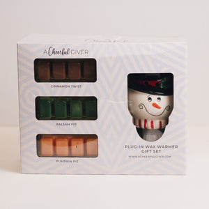 Snowman - Plug-In Warmer Gift Set