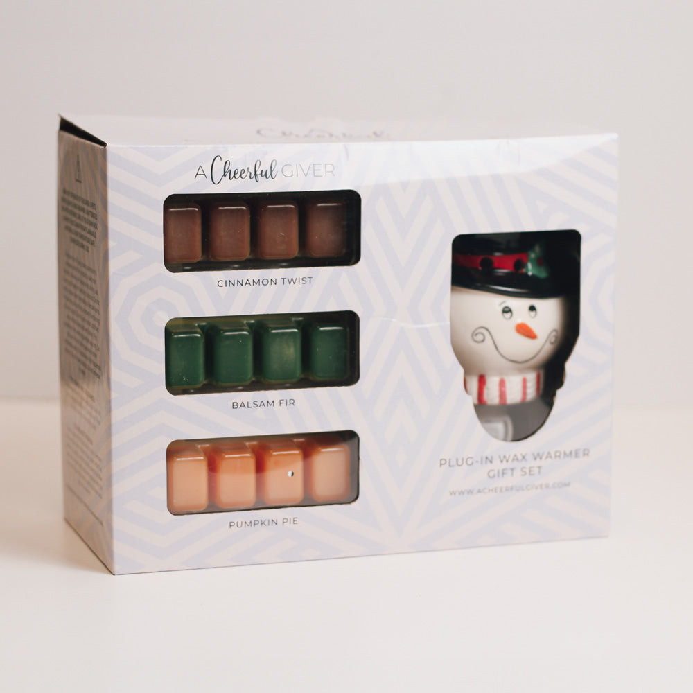 Snowman - Plug-In Warmer Gift Set