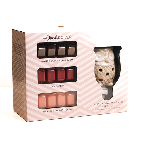 Owl - Plug-In Warmer Gift Set