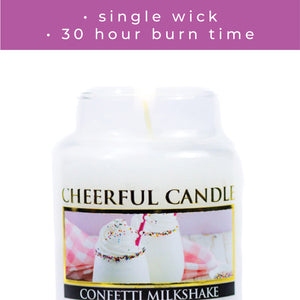Confetti Milkshake - 6 oz Cheerful Candle - Product Image by A Cheerful Giver
