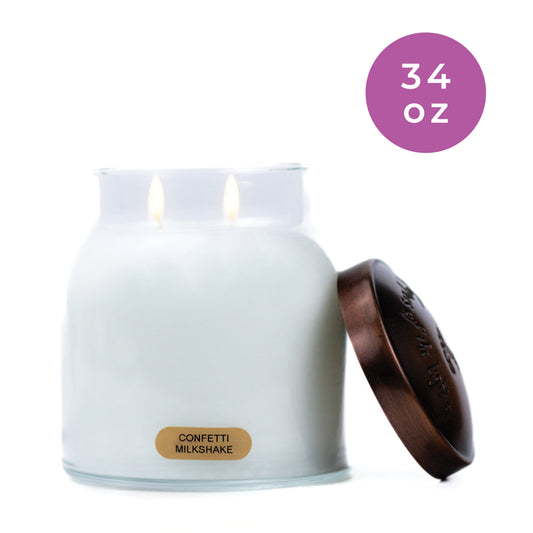 Confetti Milkshake - 34 oz Papa Candle - Product Image by A Cheerful Giver
