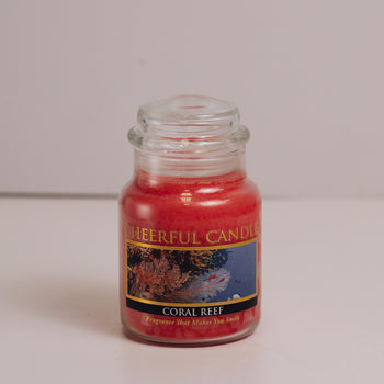 Coral Reef Scented Candle - 6 oz, Single Wick, Cheerful Candle