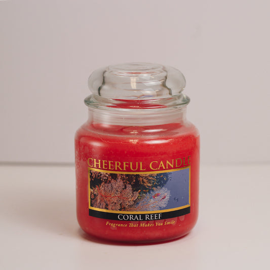 Coral Reef Scented Candle -16 oz, Double Wick, Cheerful Candle